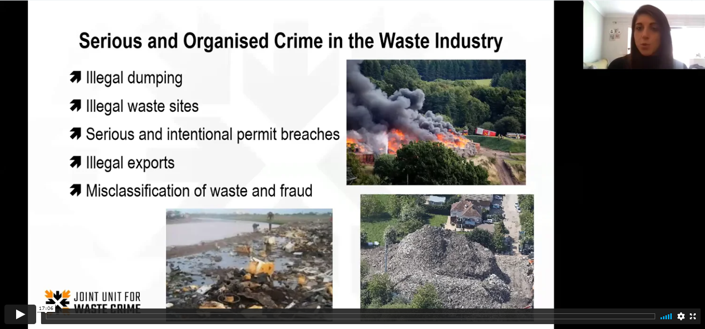 Organised Criminality in the waste sector
